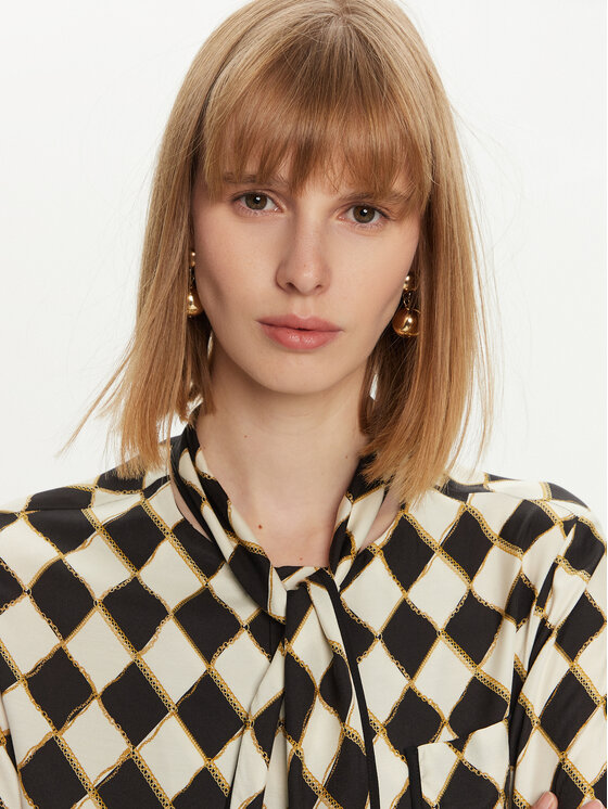 Simona Corsellini Simona Corsellini Блуза A24CPCA018 Цветен Regular Fit