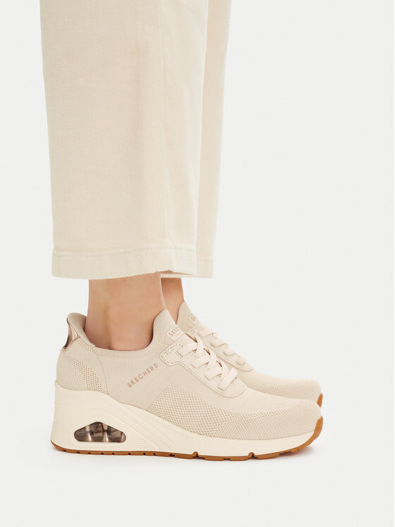 Skechers Skechers Sportcipők Uno Wedge 177531/OFWT Bézs