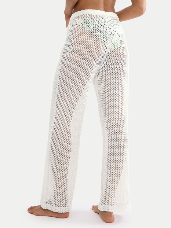 Triumph Triumph Plažne hlače Beach MyWear Crochet 10226465 Bijela Relaxed Fit