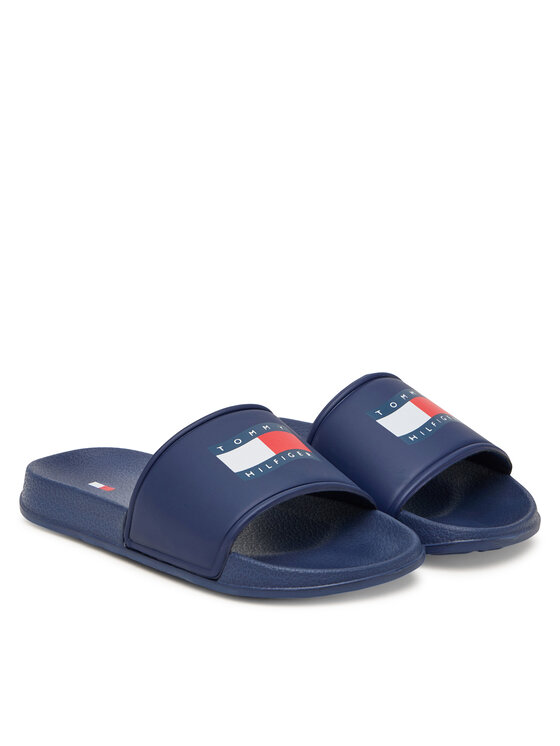 Tommy Hilfiger Tommy Hilfiger Şlapi T3X0-34404-1172 Albastru