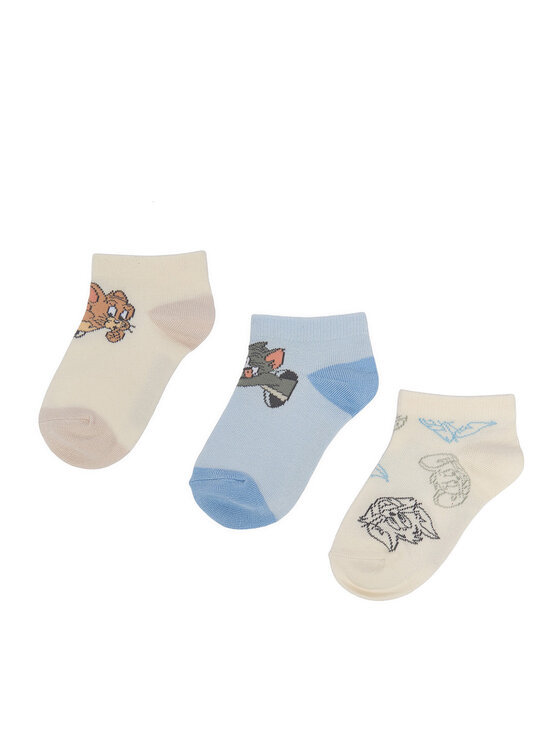Tom & Jerry Tom & Jerry Duge čarape CEO-ACCCS-SS26-209WBTJ(3-PACK) Šarena
