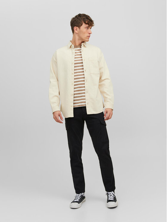 Jack&Jones Jack&Jones Hlače Ollie 12224001 Crna Regular Fit