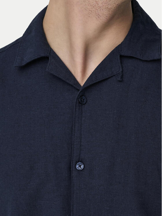 Only & Sons Only & Sons Koszula Caiden 22025116 Granatowy Slim Fit
