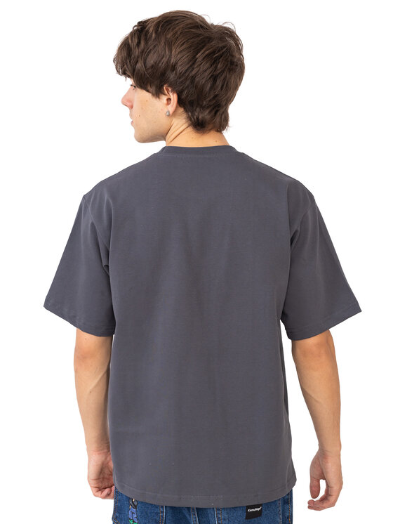 Mercur Mercur T-Shirt 90S Szary Comfortable Fit