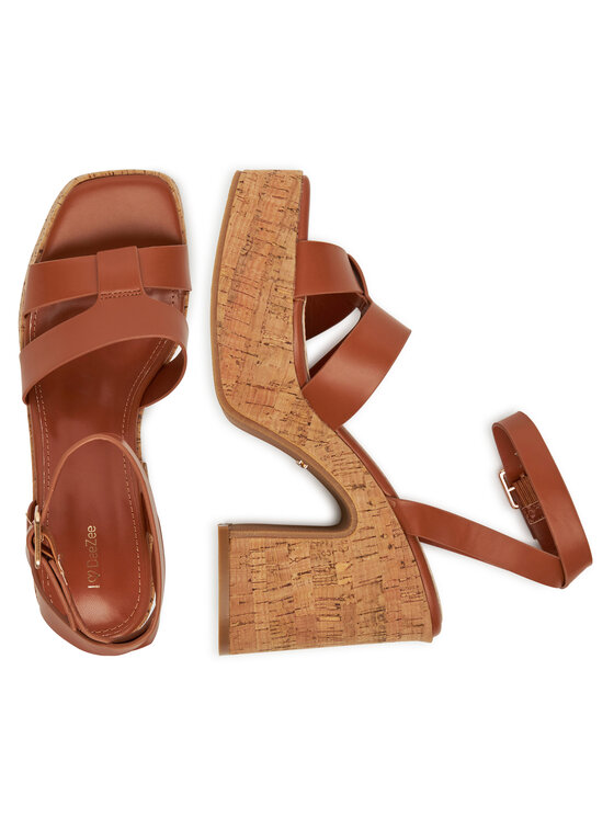 DeeZee DeeZee Sandale F23858 Smeđa