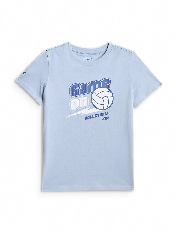 4F 4F T-Shirt COMMUNITY SPORTS Niebieski jasny Regular Fit