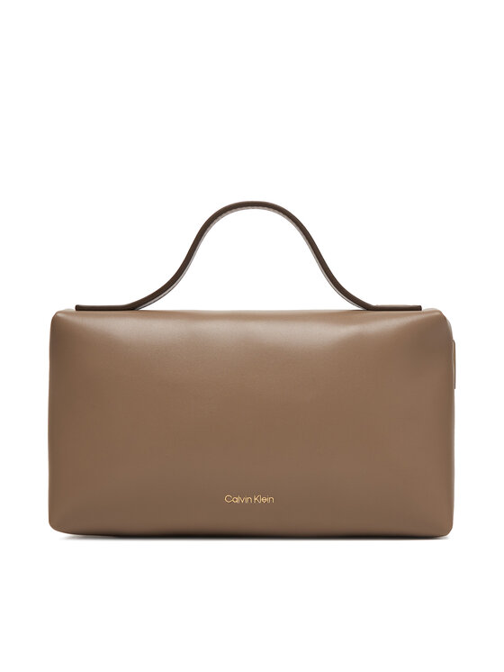 Calvin Klein Calvin Klein Kosmetyczka Emblem Aop Beauty Case Giftset LV04F1102G Brązowy