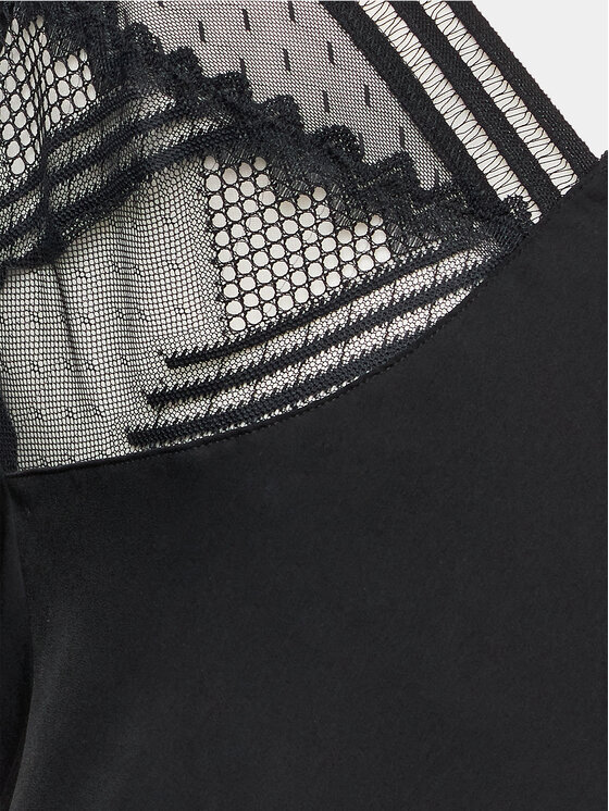 Passionata Passionata Camicia da notte Rodeo P42M40 Nero Regular Fit