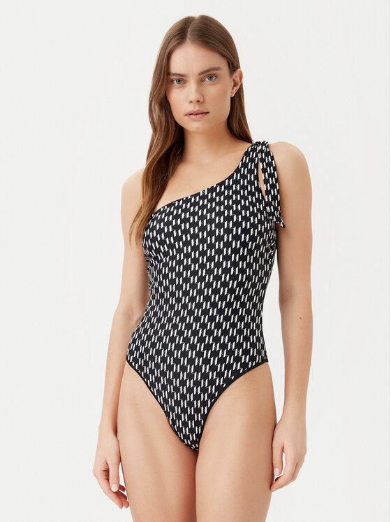 KARL LAGERFELD KARL LAGERFELD Бански костюм A1W46043 Черен