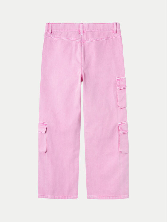 NAME IT NAME IT Hlače 13232647 Ružičasta Wide Leg