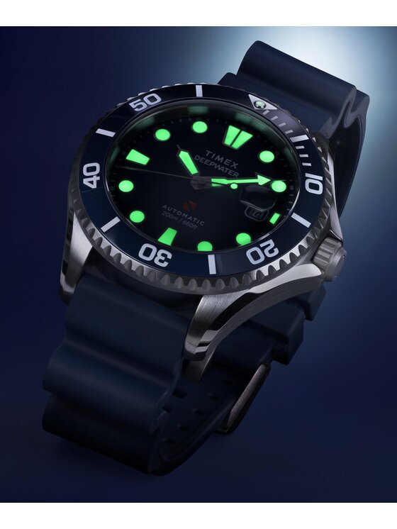 Timex Timex Zegarek TW2Y39900 Niebieski