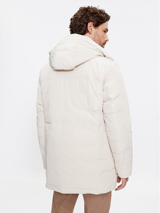 BOSS Boss Kurtka puchowa Dadico 50499371 Écru Regular Fit