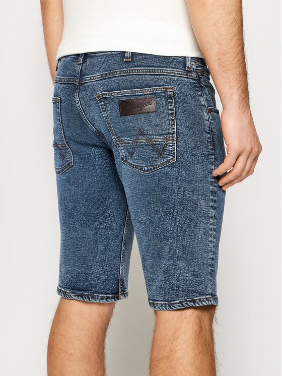 Wrangler Wrangler Szorty jeansowe Colton W15VJP251 112127167 Granatowy Regular Fit