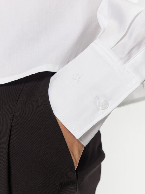 Calvin Klein Calvin Klein Košile K20K208068 Bílá Regular Fit