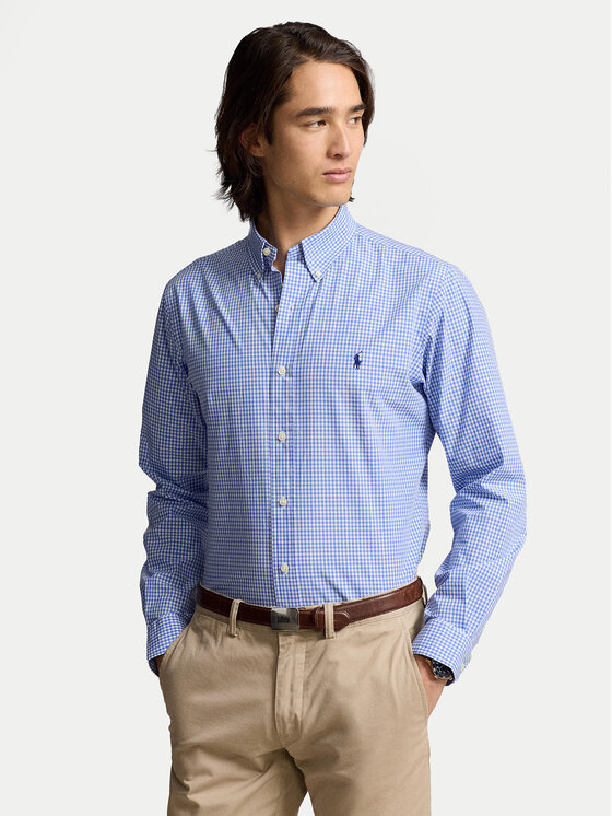 Polo Ralph Lauren Košeľa 710928254004 Modrá Slim Fit