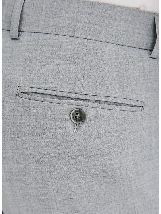 Pako Lorente Pako Lorente Spodnie garniturowe P25WF-6G-004 Szary Super Slim Fit