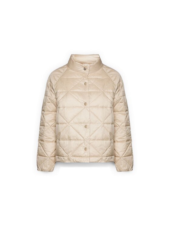Elena Mirò Elena Mirò Giubbotto piumino F807P000194N002 Crema Regular Fit