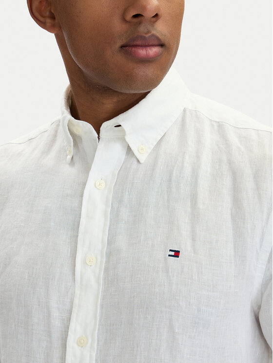 Tommy Hilfiger Tommy Hilfiger Hemd MW0MW41531 Weiß Regular Fit