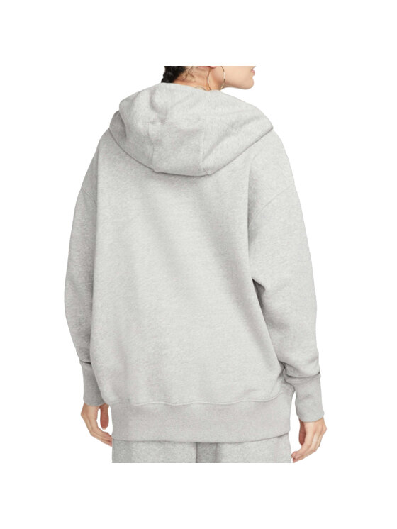 Nike Nike Bluza NSW Wmns Phoenix Fleece Oversized Full-Zip Hoodie Szary Regular Fit