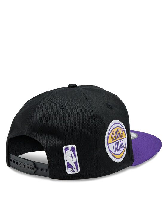 New Era New Era Czapka z daszkiem Contrst Side Patch 950 Lakers 60364386 Czarny