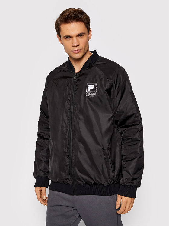 Fila Fila Bomber striukė Raam Light 689345 Juoda Regular Fit
