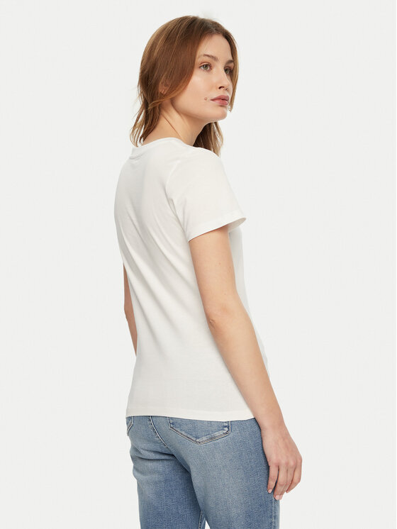 Calvin Klein Jeans Calvin Klein Jeans Tricou Gradient J20J224982 Alb Slim Fit