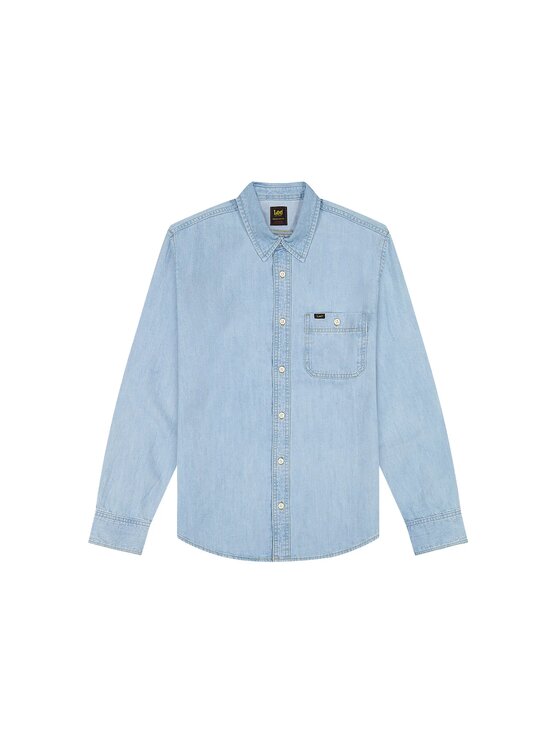 Lee Lee Koszula SURE SHIRT Niebieski Regular Fit