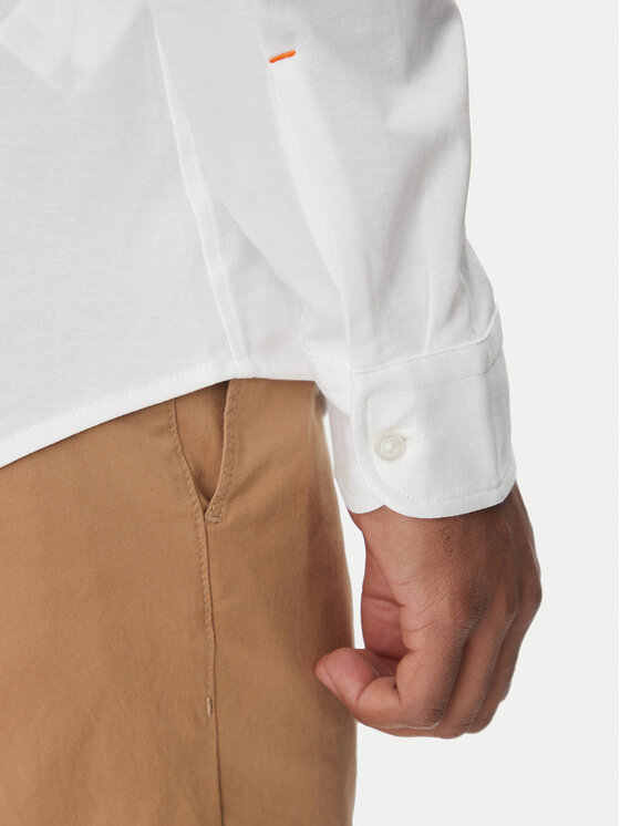 BOSS BOSS Košile Mysoft 50519748 Bílá Slim Fit