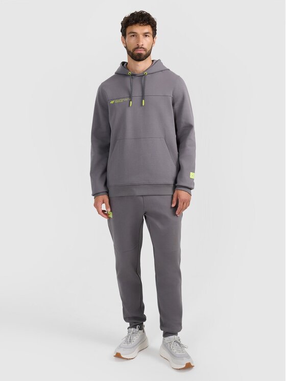 4F 4F Felpa 4FRAW25TSWSM2458-23S Grigio Regular Fit