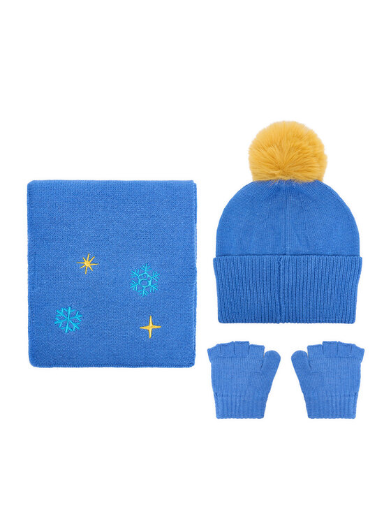 Paw Patrol Paw Patrol Комплект шапка, шал и ръкавици CEO-ACCCS-AW25-328PAW Син