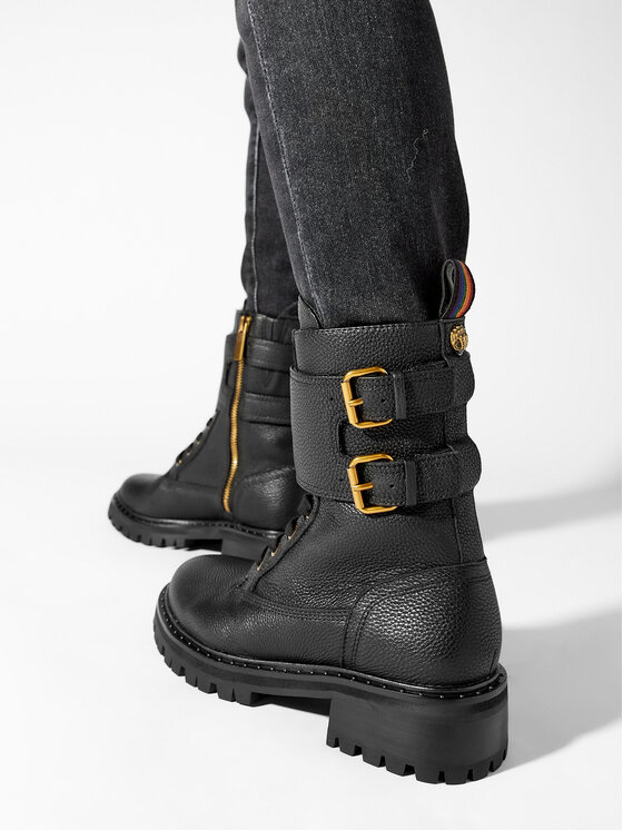 Kurt Geiger Kurt Geiger Turistická obuv 225-Brooke Combat Boot 559700109 Černá