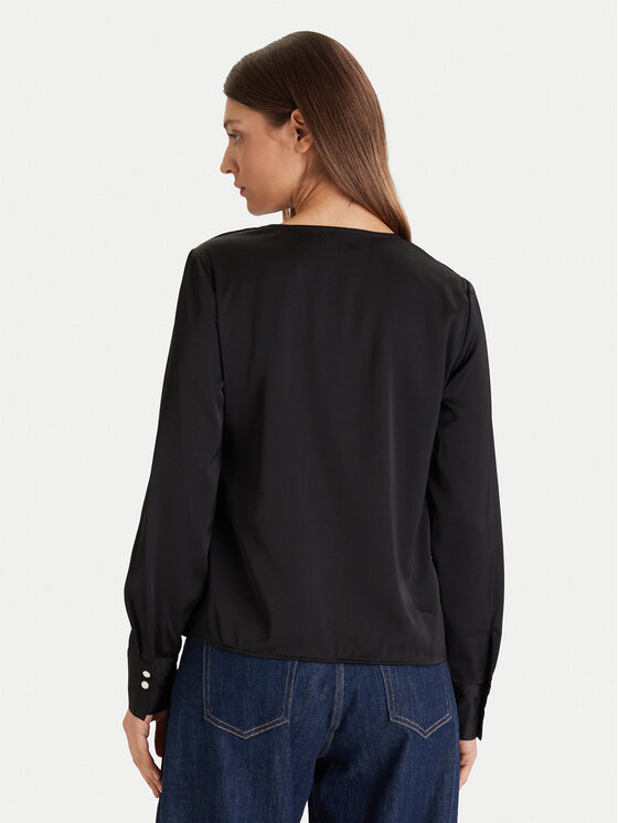 ONLY ONLY Bluzka Mika 15361191 Czarny Regular Fit