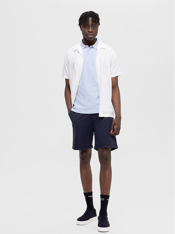 Selected Homme Selected Homme Polo 16087840 Svijetloplava Regular Fit