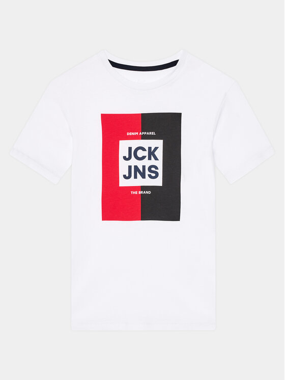 Jack&Jones Junior T-krekls 12237033 Balts Regular Fit