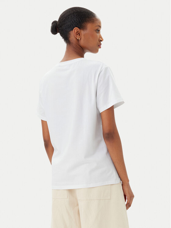Marella Marella T-Shirt Cappero 2515971052 Bílá Regular Fit