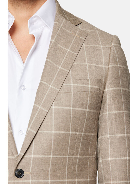 Lancerto Lancerto Garnitur Neapol GA073124000018 Beżowy Slim Fit