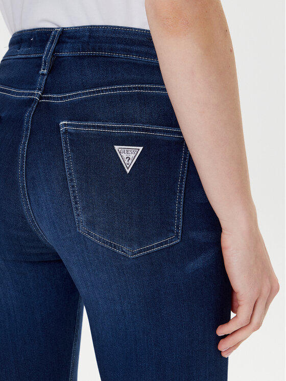 Guess Guess Jeans hlače W5YA0L D0782 Modra Flare Fit