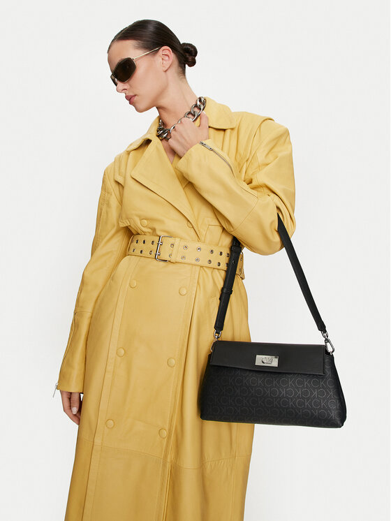Calvin Klein Calvin Klein Handtasche Ck Push Shoulder Bag_Epi Mn K60K612143 Schwarz