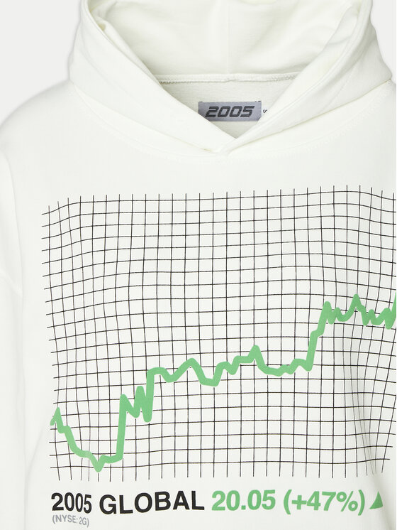 2005 2005 Μπλούζα Pump Λευκό Relaxed Fit