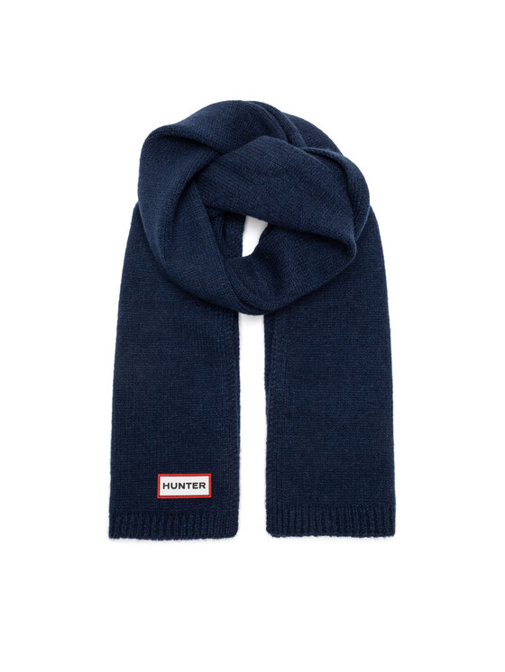 Hunter Hunter Sciarpa HTR-K4-001-AW24 Blu scuro