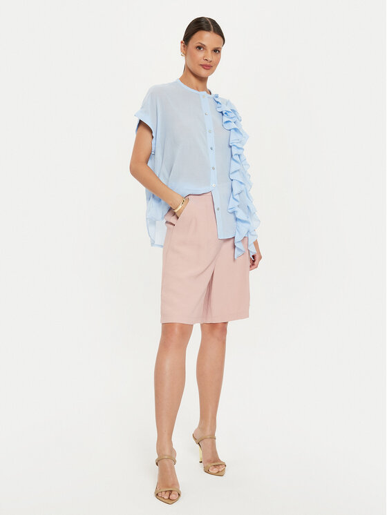 ViCOLO ViCOLO Blúz TB2815 Kék Regular Fit