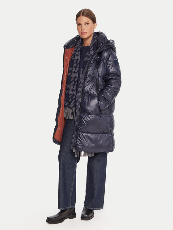Blauer Blauer Wintermantel 25WBLDK02192 Dunkelblau Regular Fit