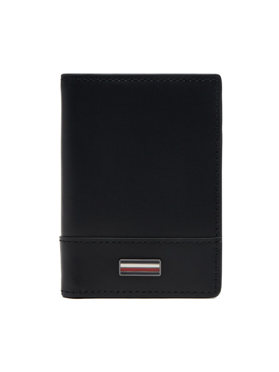 Portofel Mare pentru Bărbați Tommy Hilfiger Th Corp Bifold AM0AM13248 Negru