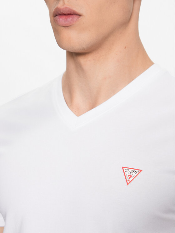 Guess Guess T-shirt M2YI32 J1314 Bianco Slim Fit