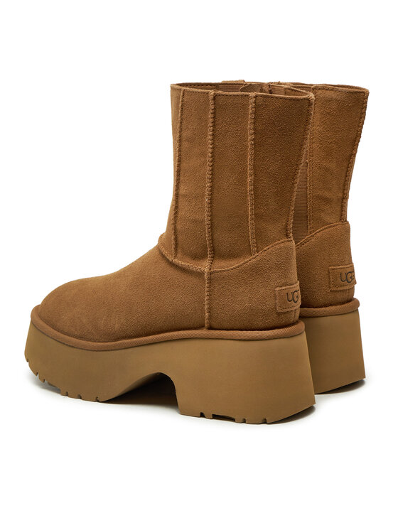 Ugg Ugg Škornji W Classic Twin Seam New Heights 1158313 Rjava
