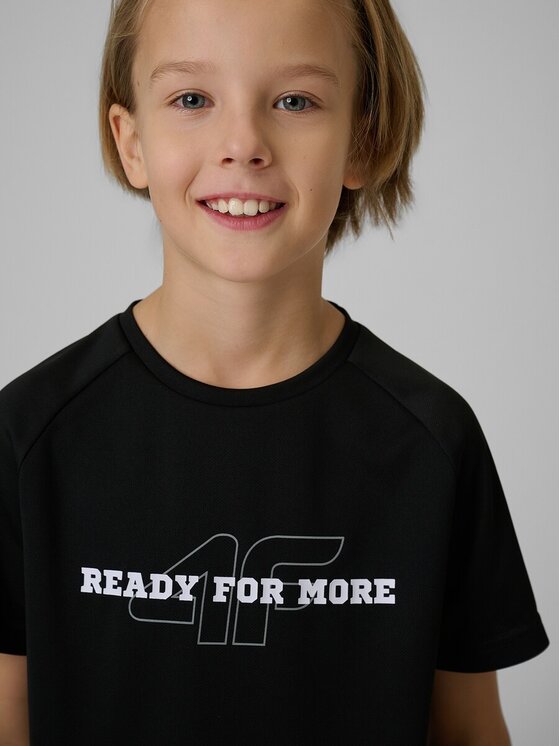4F 4F T-shirt 4FJRSS26TFTSM2391-20S Nero Regular Fit