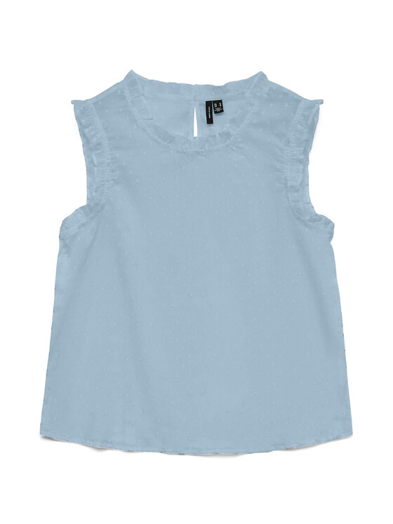 Vero Moda Vero Moda Топ Trine 10342734 Світло-синій Regular Fit