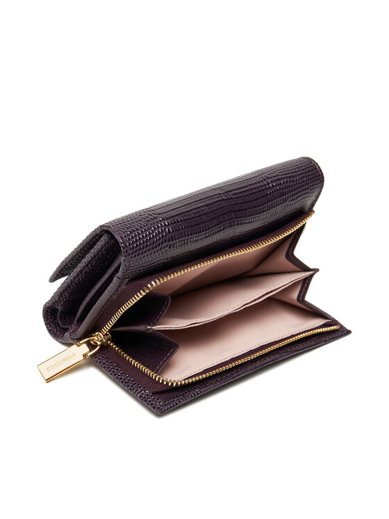 Coccinelle Coccinelle Große Damen Geldbörse TL4 Metallic Lizard E2 TL4 11 66 01 Violett