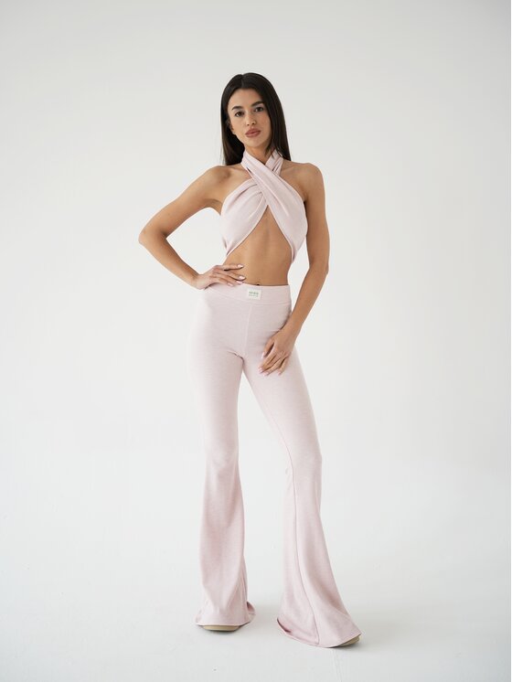 MissDenim MissDenim Top Cozy Różowy Second Skin Fit