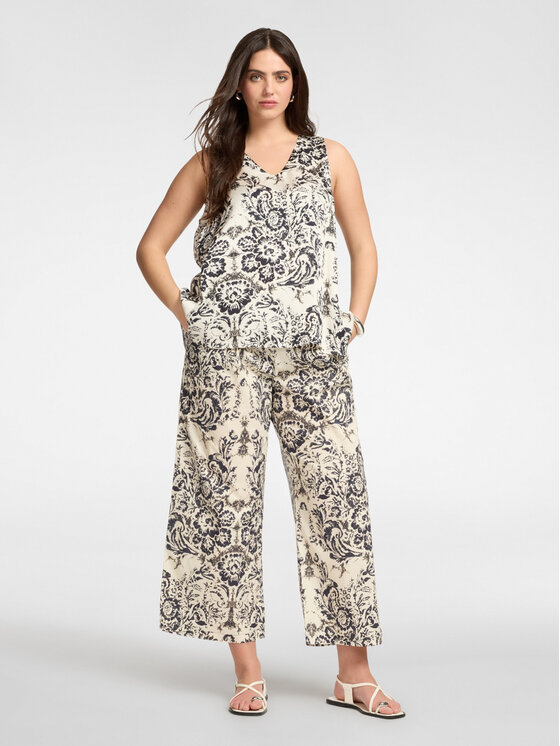Elena Mirò Elena Mirò Top D112P200036N001 Czarny A-Line Fit